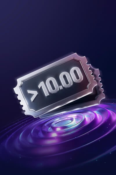 Place a multiple bet with min. odds 10