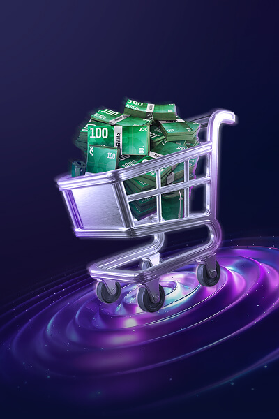 Bonus Money purchase in the Shop