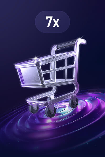 Make 7 shop purchases