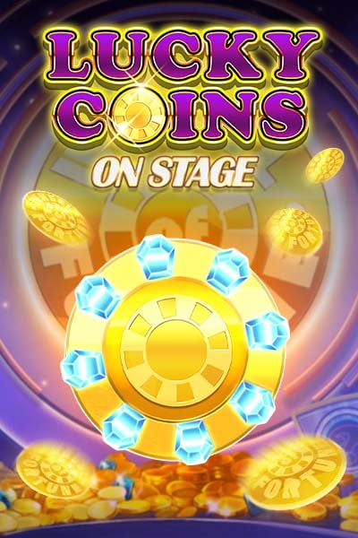 Wheel of Fortune Lucky Coins on stage